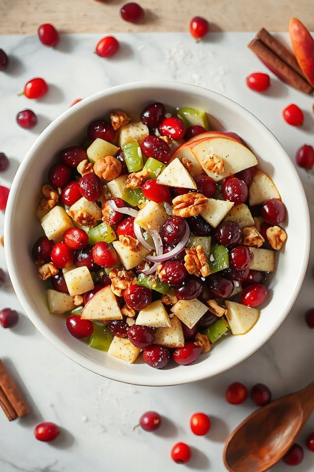 cranberry salad without sugar
