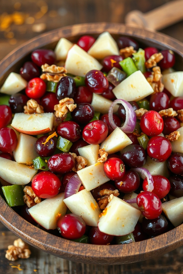 cranberry salad without sugar