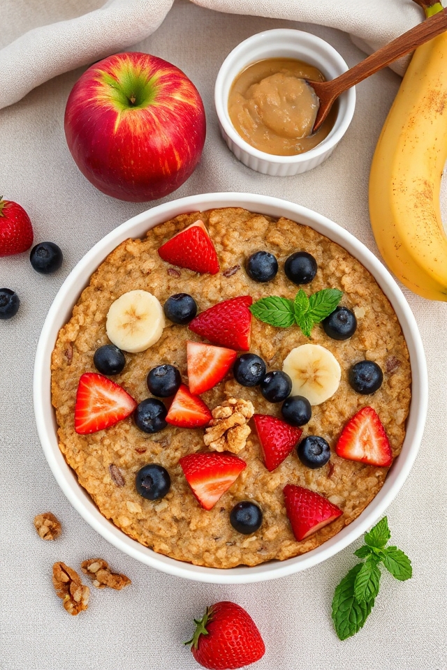 healthy baked oatmeal recipe