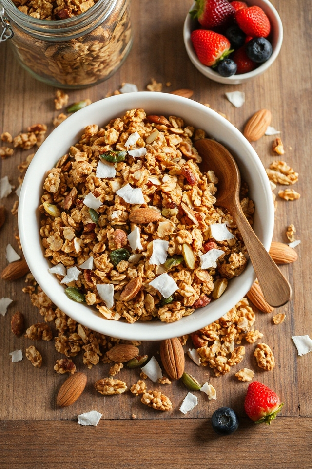 healthy homemade granola recipe