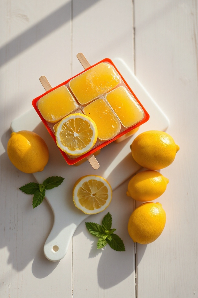 healthy lemon popsicle recipe