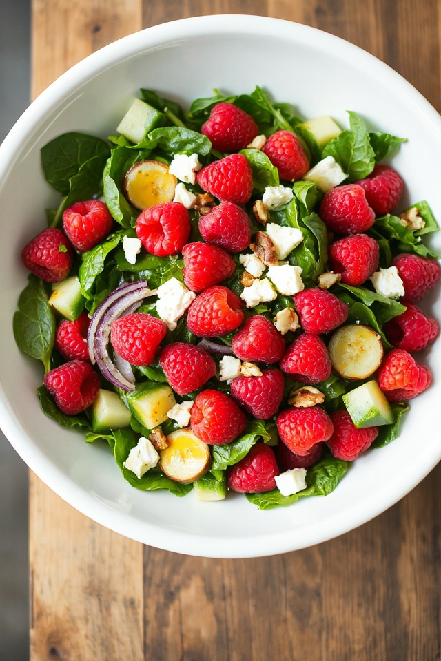 raspberry salad without sugar