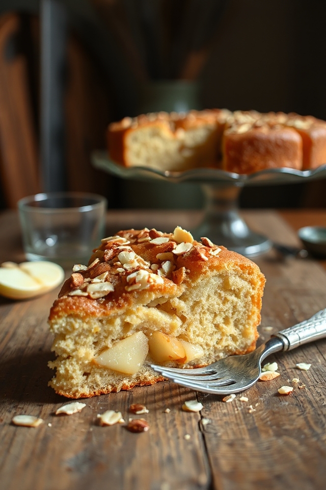 sugar free apple almond cake