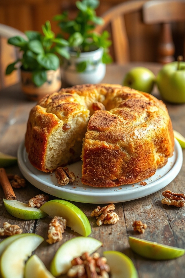 sugar free apple cake recipe