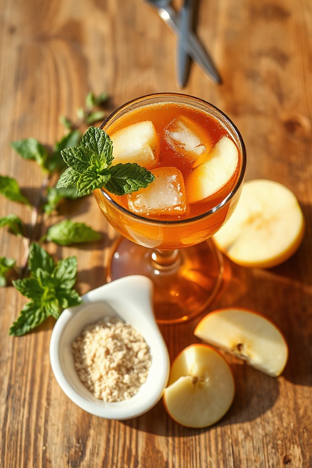 sugar free apple iced tea