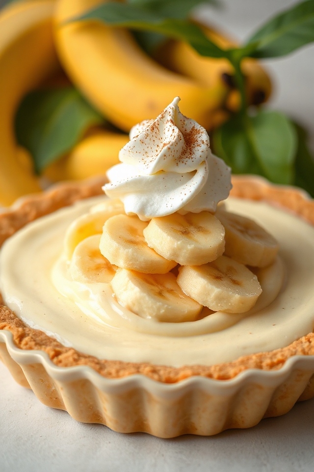 sugar free banana cream pie