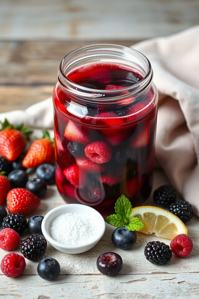 sugar free berry syrup recipe