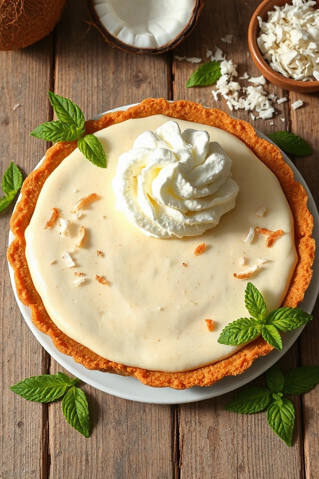 sugar free coconut cream pie