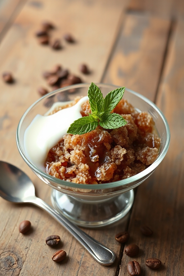 sugar free coffee dessert