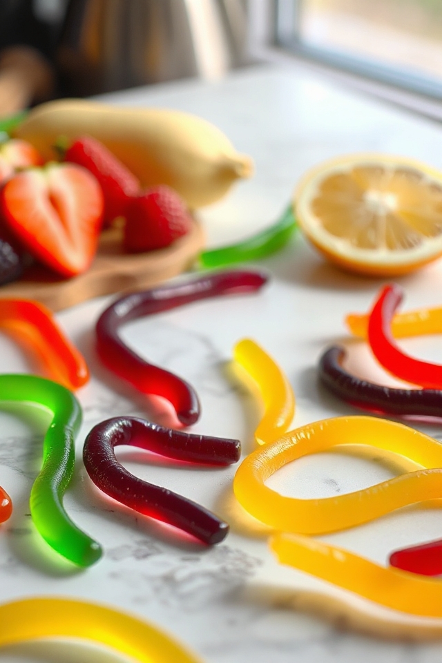 sugar free gummy worms recipe
