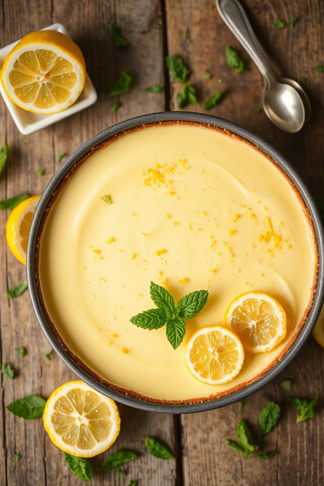 sugar free lemon cheesecake