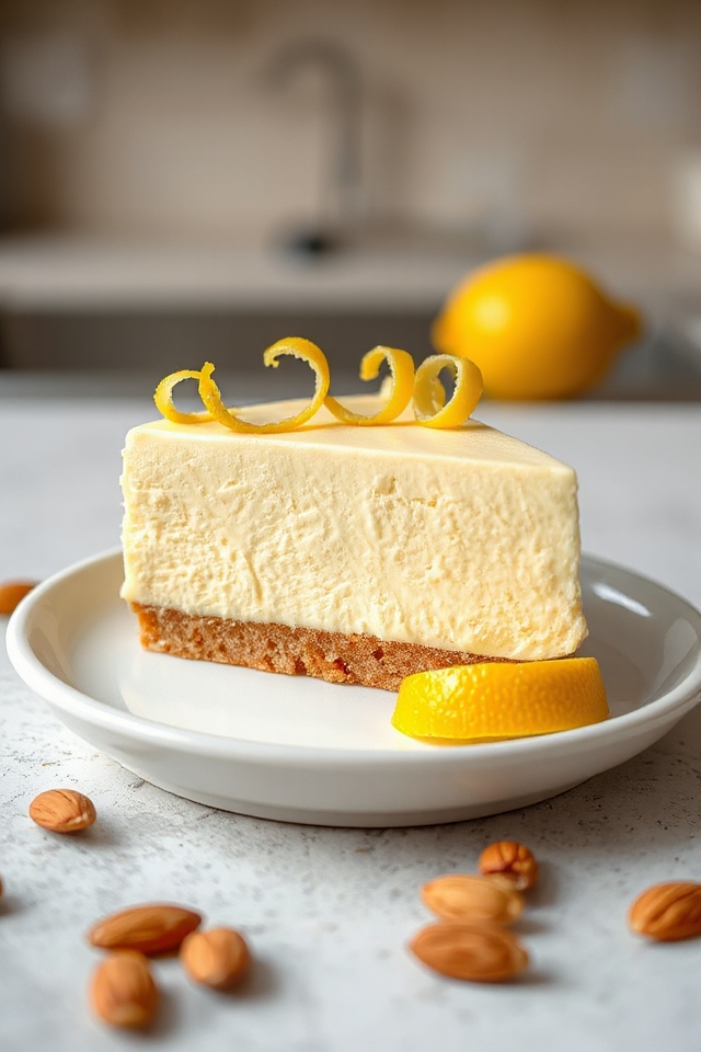 sugar free lemon cheesecake recipe
