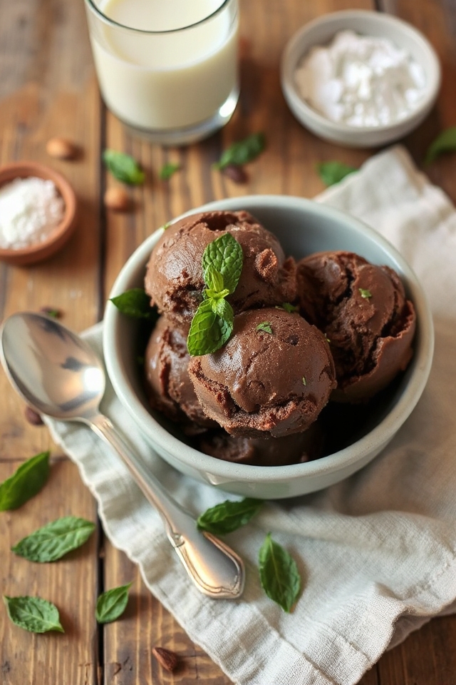 sugar free mint ice cream