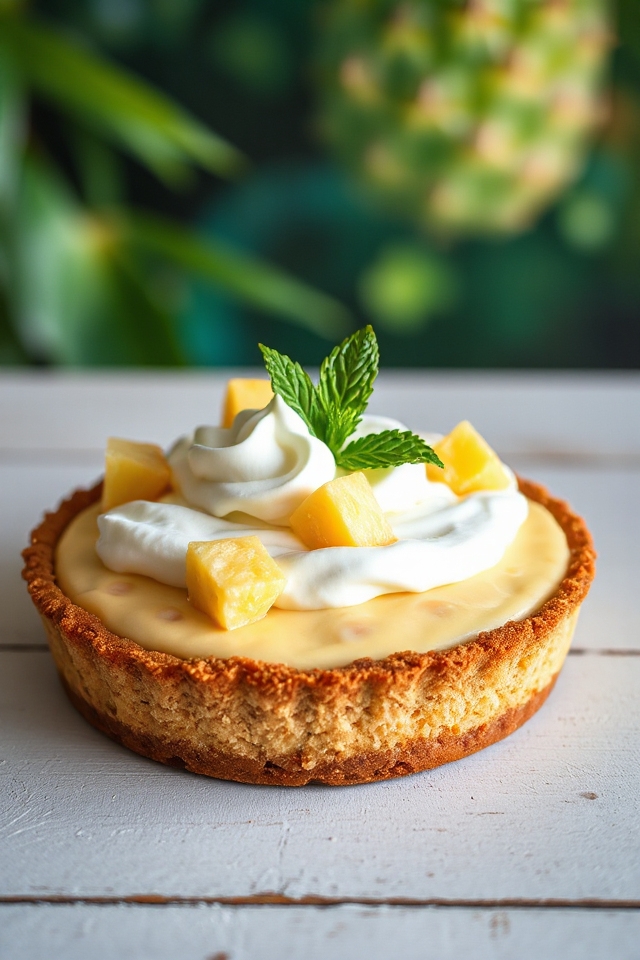 sugar free pineapple cream pie
