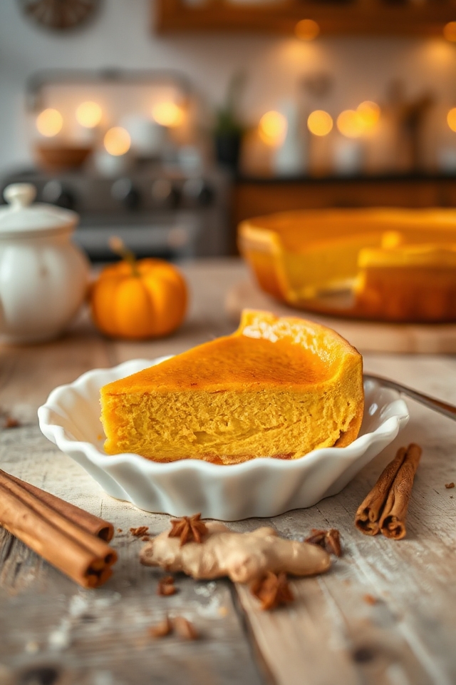 sugar free pumpkin custard recipe