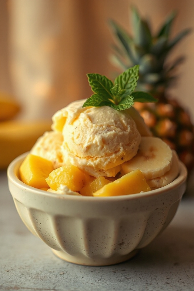 sugar free tropical ice cream